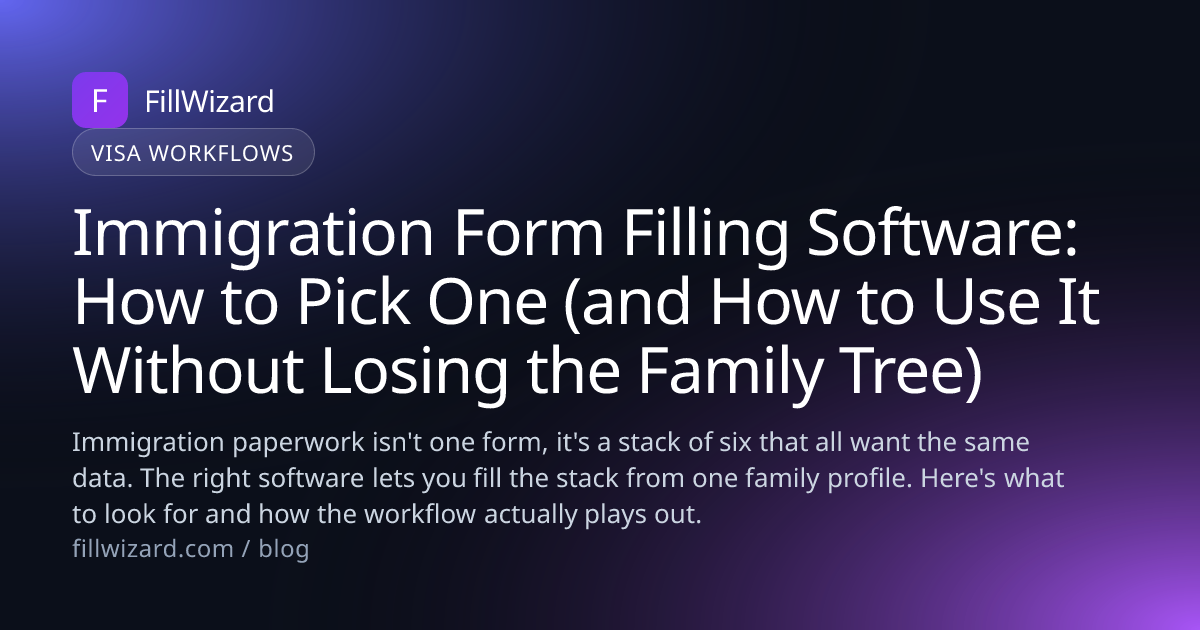 Immigration Form Filling Software: Buyer's Guide for Paralegals ...